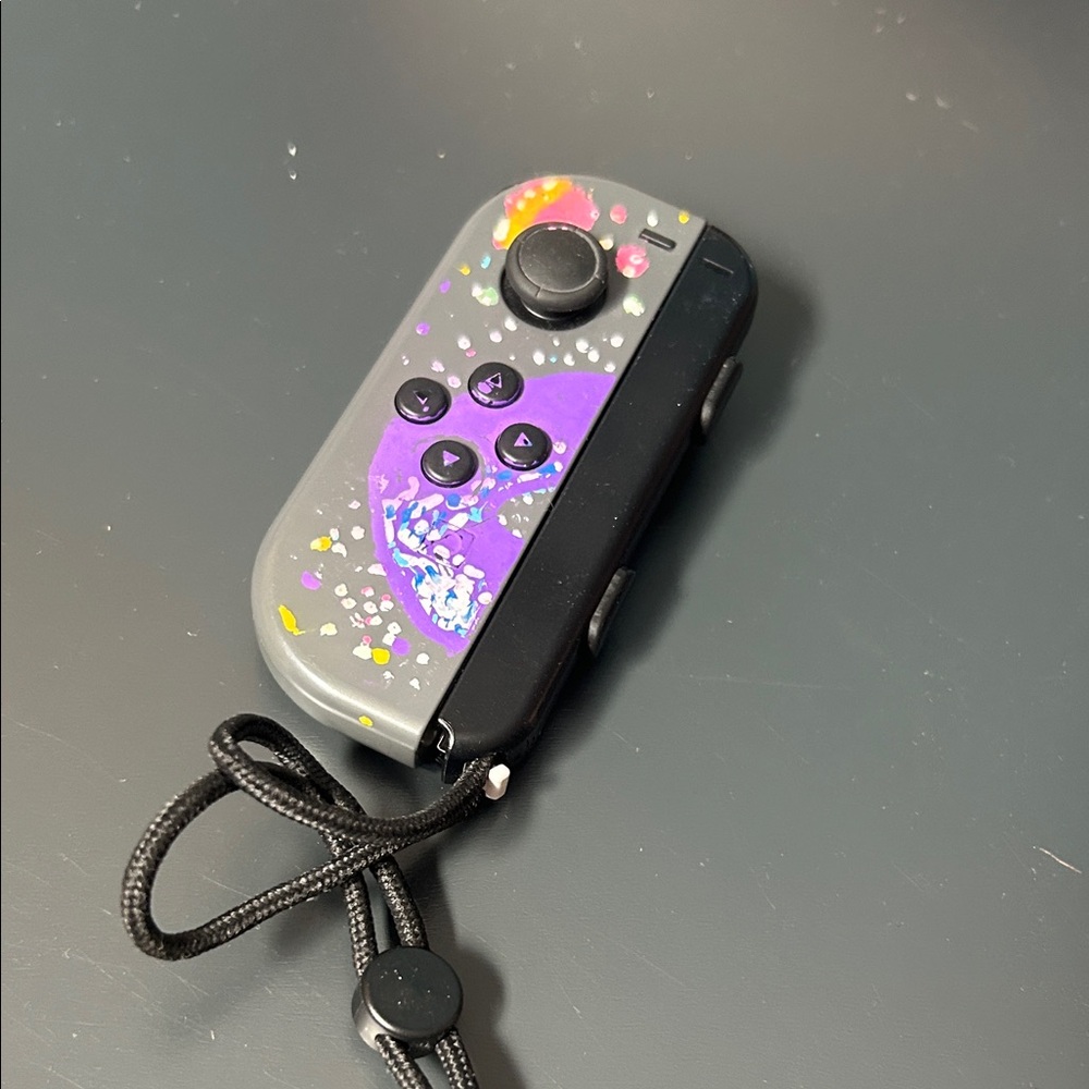 Custom Nintendo grey space Joy-Con Controllers - Picture 2 of 5